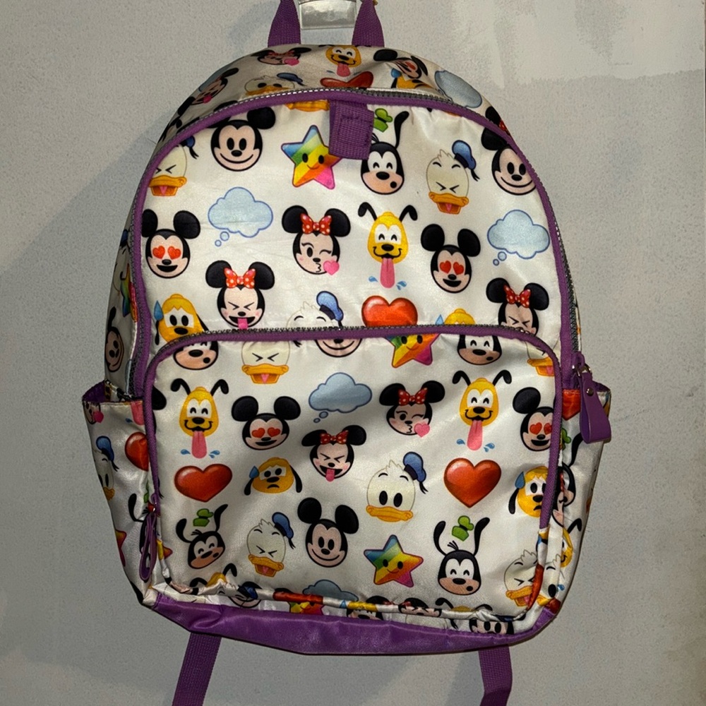 Disney Emoji backpack. New. Used once.